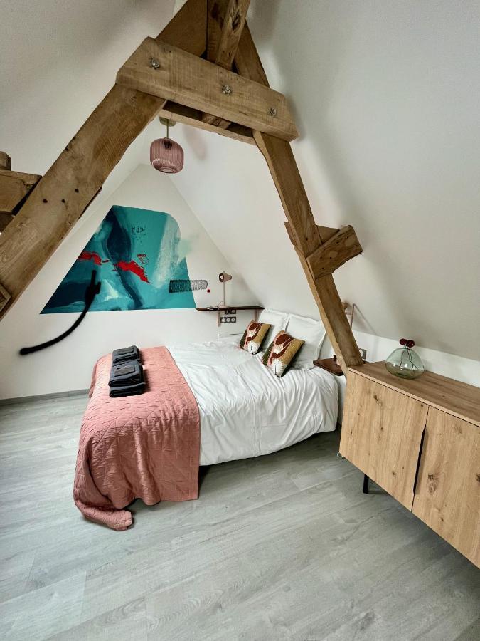 Les Bobos A La Ferme Bed & Breakfast La Madelaine-sous-Montreuil Exterior photo